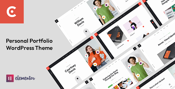 Courtney - Personal Portfolio WordPress Theme