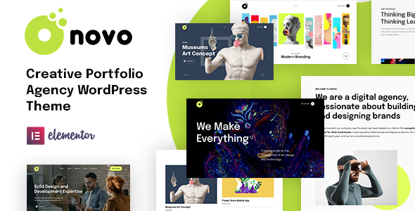 Onovo - Creative Portfolio Agency WordPress Theme