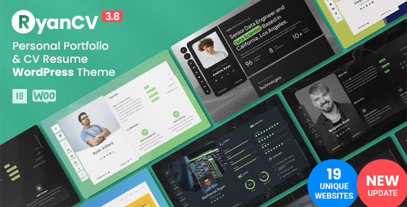 RyanCV - Resume WordPress Theme