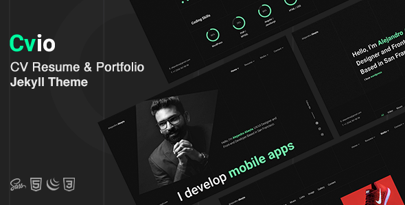 Cvio - CV/Resume & Personal Portfolio Jekyll Theme