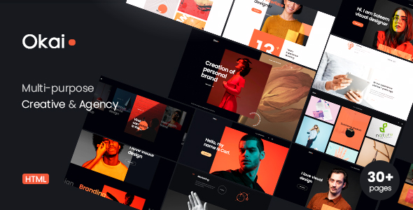 Okai – Creative Portfolio & Agency HTML5 Template