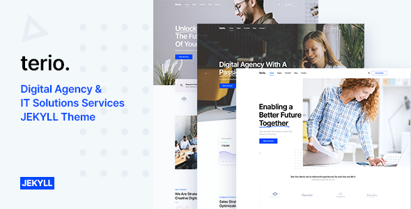 Terio – Digital Agency & IT Services JEKYLL Theme