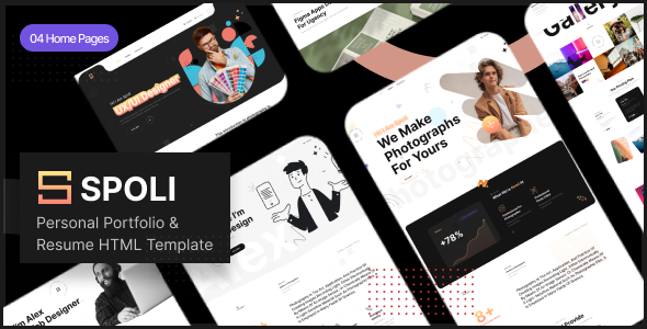 Spoli - Personal Portfolio HTML Template