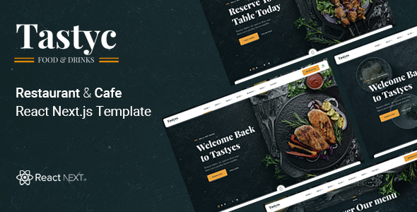 Tastyc - Restaurant & Cafe React NextJS Template