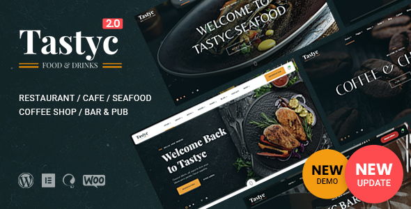 Tastyc – Restaurant WordPress Theme