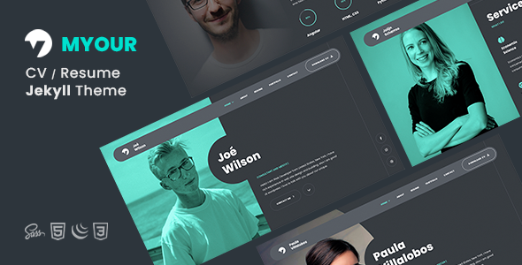 Myour - CV/Resume Personal Portfolio Jekyll Theme