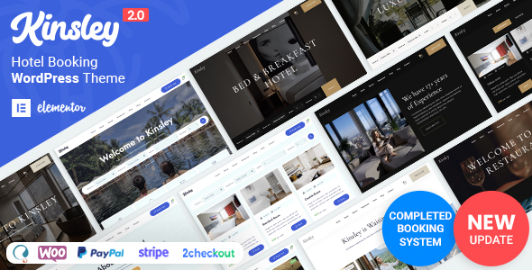 Kinsley – Hotel WordPress Theme