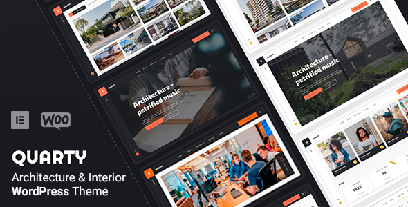 Quarty - Creative Architecture Portfolio WordPress Theme